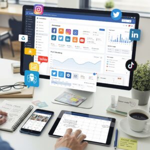 ソーシャルメディア管理(時間単位)